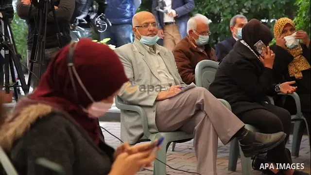 The General Secretary of the Palestinian National Initiative party Mustafa Barghouti, speaks during a press conference, in Gaza city. STORYLINE Barghouti arrived Thursday in the Gaza Strip, on a visit that comes as part...