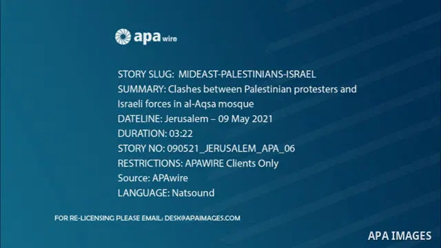 Clashes between Palestinian protesters and Israeli forces in al-Aqsa mosque, s a planned march marking Israel's 1967 takeover of the holy city threatened to further inflame tensions. 01.