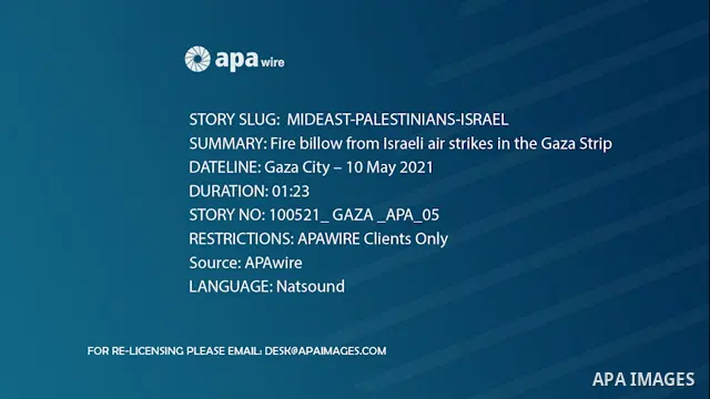 Fire billow from Israeli air strikes in the Gaza Strip STORYLINE Israel launched deadly air strikes on Gaza in response to a barrage of rockets fired by the Islamist movement Hamas amid spiralling violence sparked by unr...