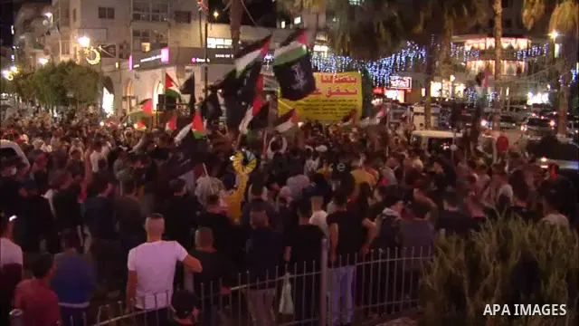 Palestinians take part in a prtests and clashes with Israeli forces in solidarity with Gaza City and Jerusalem city, in the West Bank city of Ramallah STORYLINE The Ministry of Health said 53 people have been killed so f...