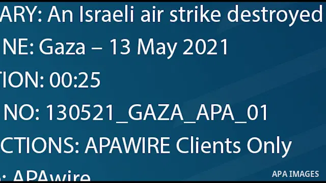 An Israeli air strike destroyed a building in Gaza City, as Israel continued its heavy bombardment of the Palestinian enclave. STORYLINE A new round of Israeli-Palestinian fighting, set off by tensions over the holy city...