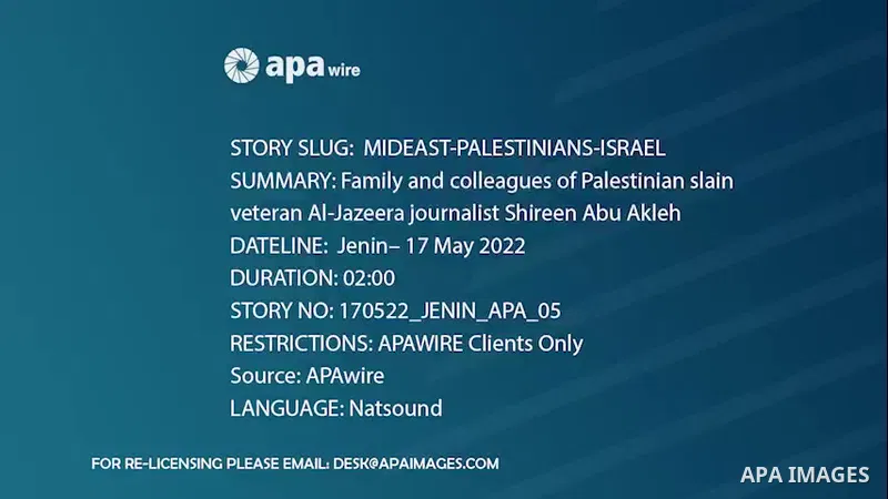 Family and colleagues of Palestinian slain veteran Al-Jazeera journalist Shireen Abu Akleh receive condolences, in the West Bank city of Jenin 0.1