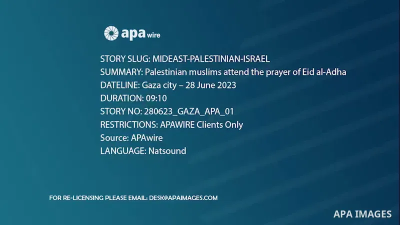 Palestinian muslims attend the prayer of Eid al-Adha or feast of the sacrifice in Gaza city. 0.1