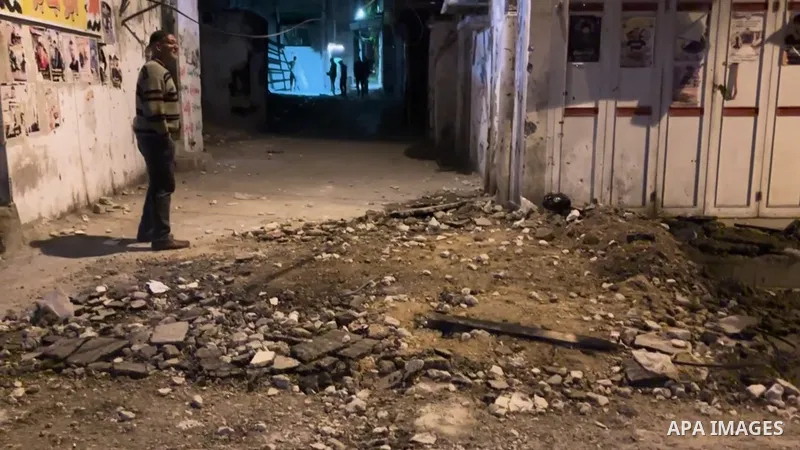 Israeli occupation forces stormed Balata camp east of Nablus in the West Bank, reinforced with military vehicles and a bulldozer, where they destroyed the camp's infrastructure, bulldozed streets, and attacked citizens'...