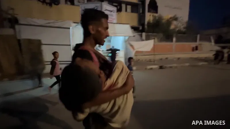 Restrictions Summary: APA wire clients only Shortlist: APAwire - APA wire clients only, Khan Yunis- July 2, 2025. People, who got injured in Israeli attacks on Asda area, where a group of Palestinians were waiting to rec...