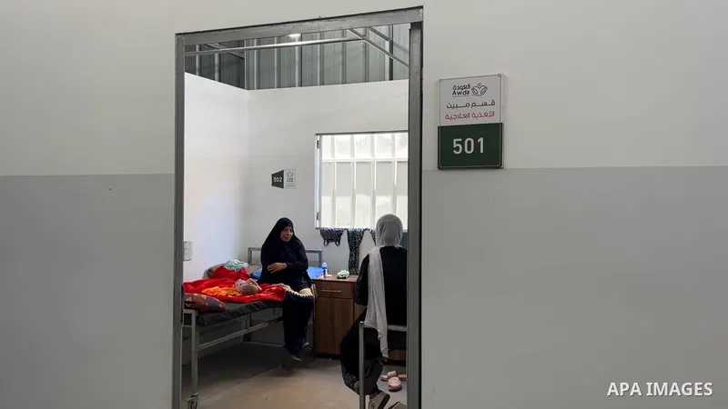 Restrictions Summary: APA wire clients only Shortlist: APAwire - APA wire clients only, Nuseirat- June 30, 2025. Palestinian children are receiving medical care at Al-Awda Hospital in Nuseirat Camp amid a severe shortage...