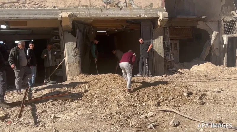 Israeli occupation forces cause massive destruction after storming Tulkarm camp in the northern West Bank. 01. Sound (Arabic): Muhannad Matar, Tulkarm Municipality. 02. Sound (Arabic): Citizen Umm Muhammad. 03. Sound (Ar...