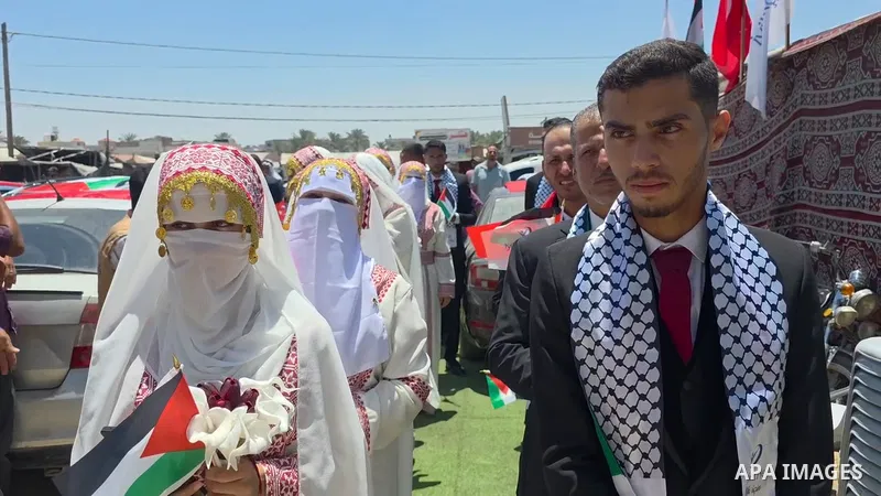 Restrictions Summary: APA wire clients only Shortlist: APAwire - APA wire clients only, Khan Yunis- June 16, 2026. Participants attend an event organized by the Turkish charity ILIK as part of its humanitarian initiative...