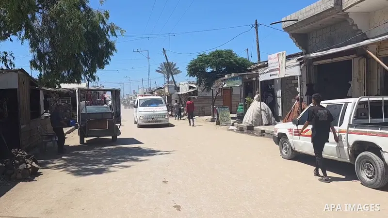 Restrictions Summary: APA wire clients only Shortlist: APAwire - APA wire clients only, Khan Yunis- June 7, 2026. Mourners bid farewell to the bodies of five Palestinians, including a child, at Nasser Medical Complex in...
