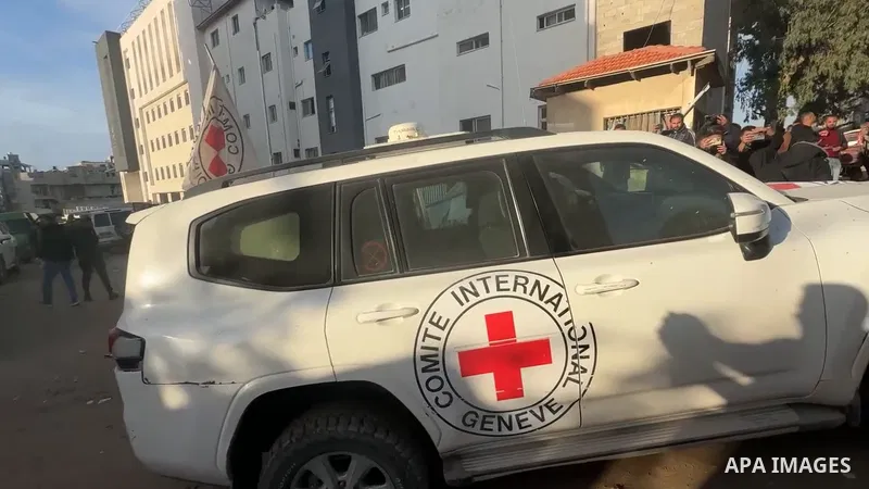 Restrictions Summary: APA wire clients only Shortlist: APAwire - APA wire clients only, Gaza - January 29, 2026. Fifteen bodies of Palestinians released by Israel through the International Committee of the Red Cross arri...