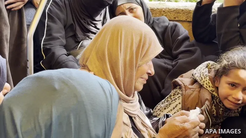 Restrictions Summary: APA wire clients only Shortlist: APAwire - APA wire clients only, Khan Yunis- January 10, 2026. Palestinians mourn the body of a man at Nasser Medical Complex in Khan Younis after he was brought to...